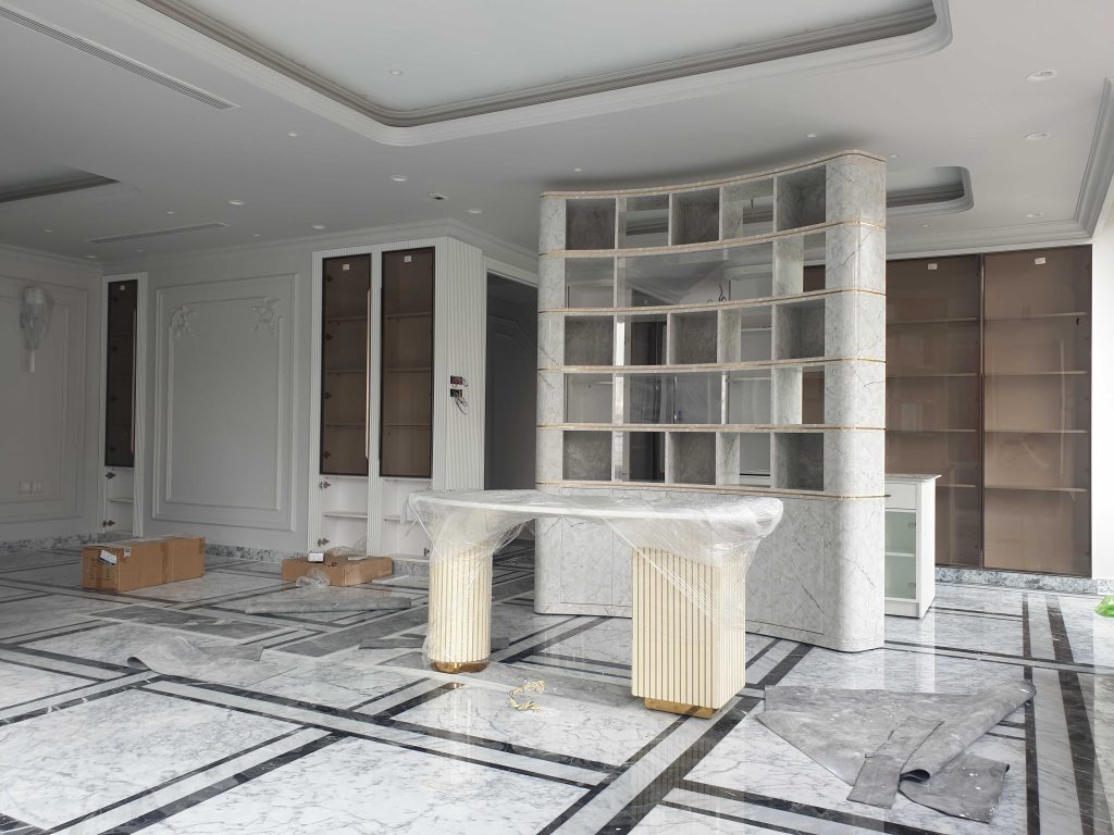 Thi công nội thất – Đá biệt thự Quận 7