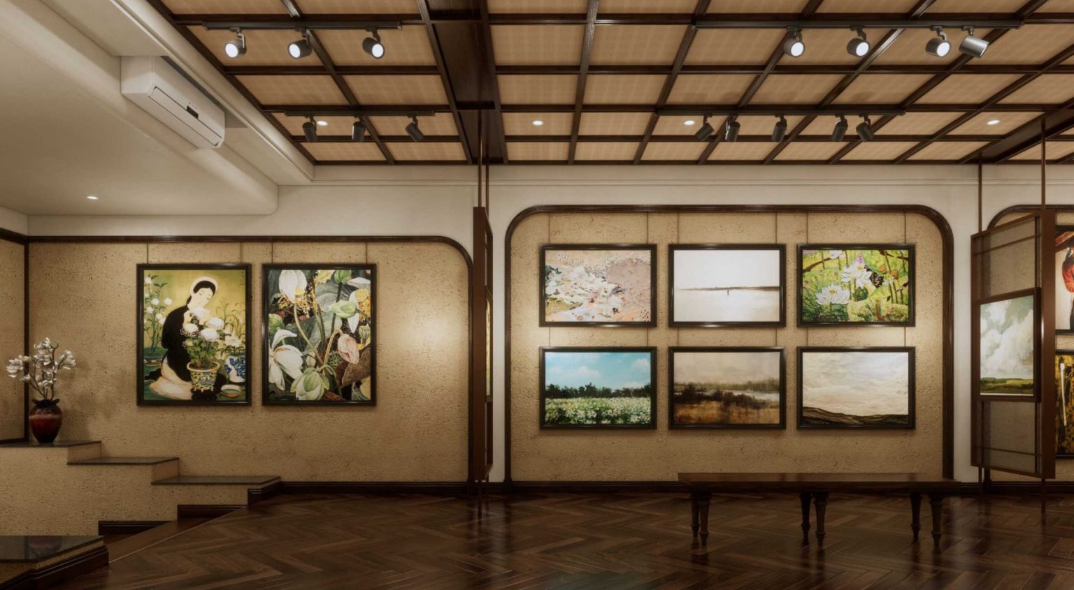 Thiết kế phòng tranh Vietnam Art Gallery — ảnh 11