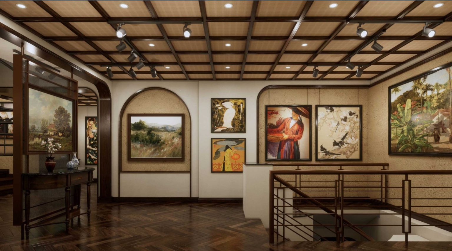 Thiết kế phòng tranh Vietnam Art Gallery — ảnh 8