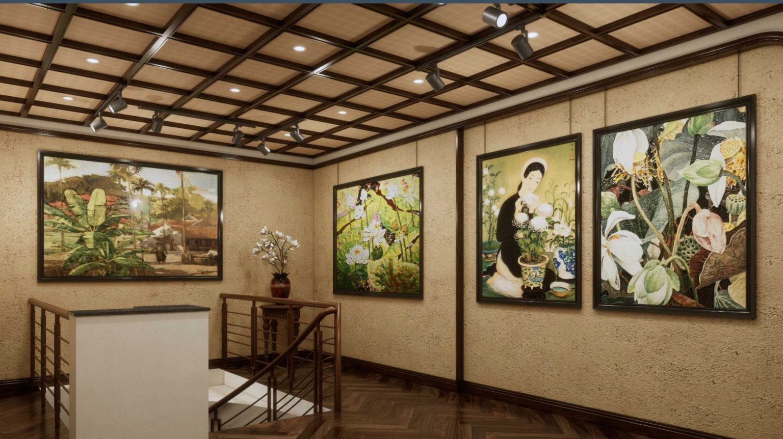 Thiết kế phòng tranh Vietnam Art Gallery — ảnh 9