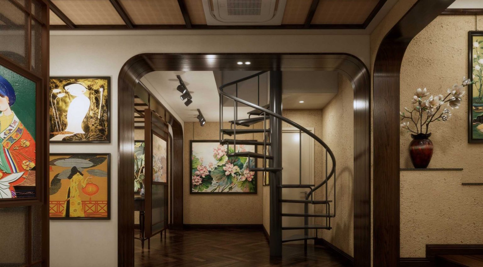 Thiết kế phòng tranh Vietnam Art Gallery — ảnh 7