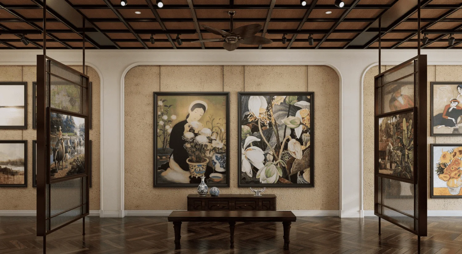 Thiết kế phòng tranh Vietnam Art Gallery — ảnh 5