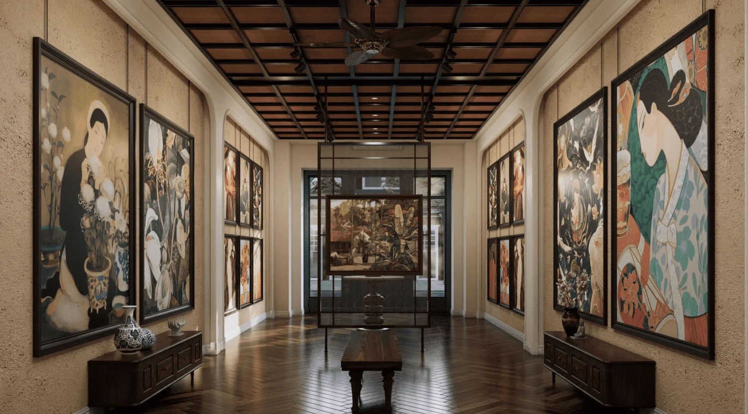 Thiết kế phòng tranh Vietnam Art Gallery — ảnh 6