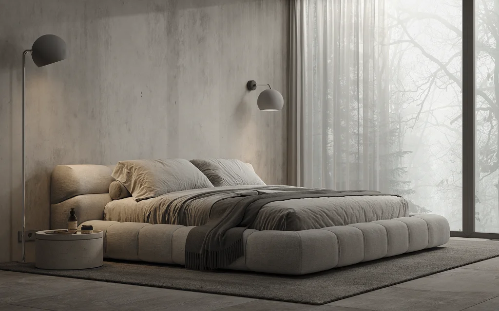 Kết nối tâm hồn phòng ngủ qua thiết kế Wabi Sabi