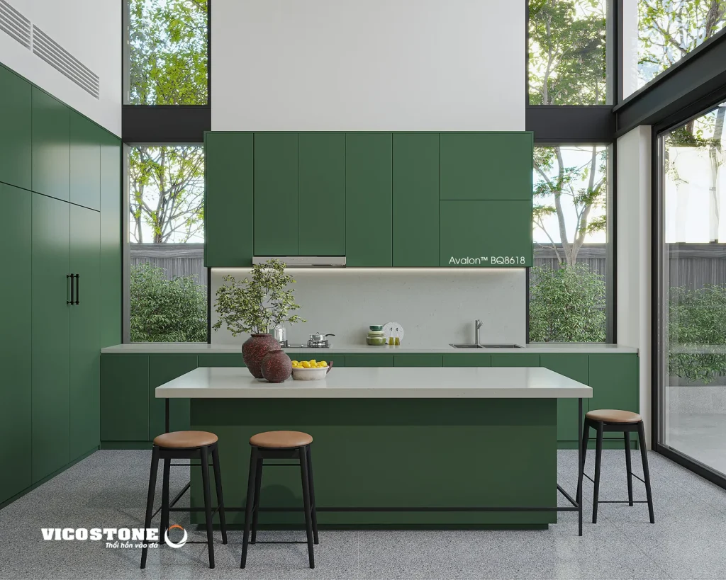 Bề mặt Avalon BQ8618 trong không gian minh họa