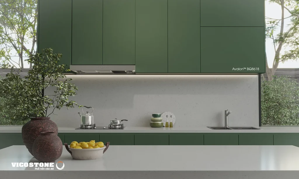 Bề mặt Avalon BQ8618 trong không gian minh họa