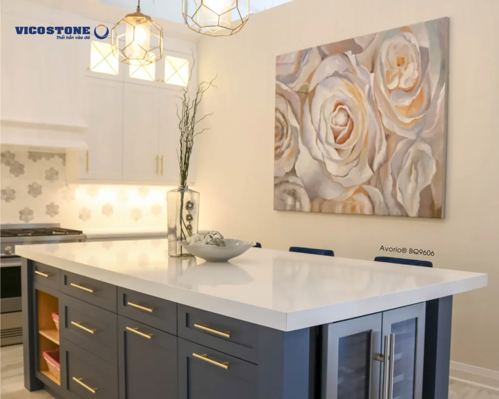 Bề mặt Avorio BQ9606 trong không gian minh họa