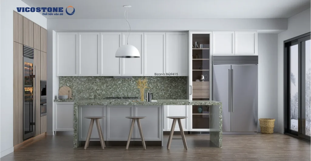 Bề mặt Bizana BQ9415 trong không gian minh họa