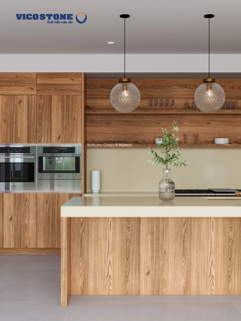 Bề mặt Botticino Classic BQ8430 trong không gian minh họa