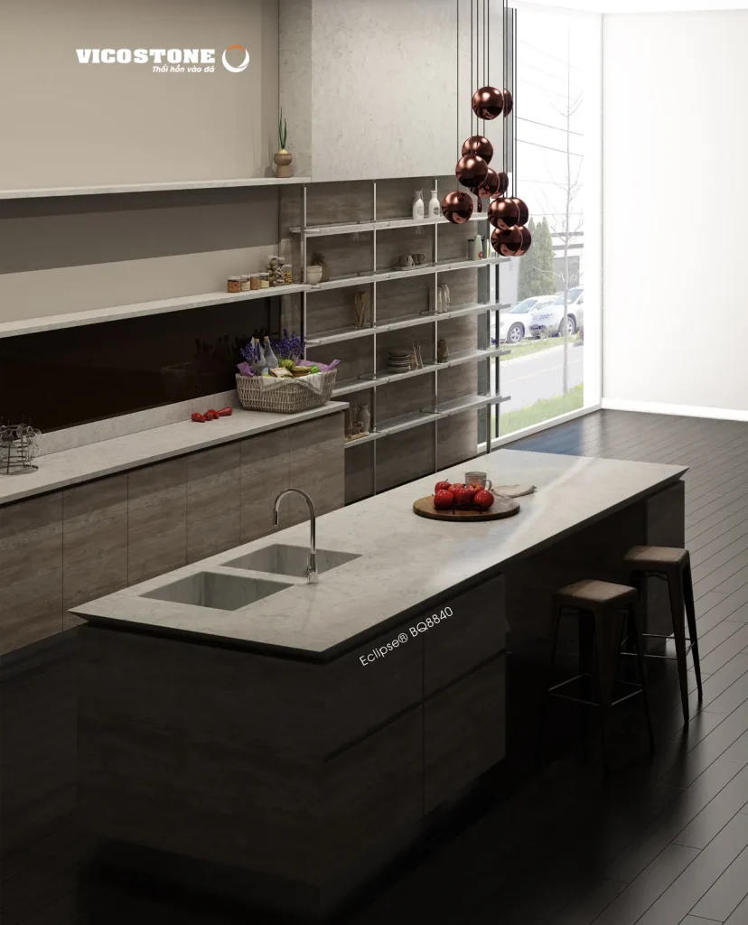 Bề mặt Eclipse BQ8840 trong không gian minh họa
