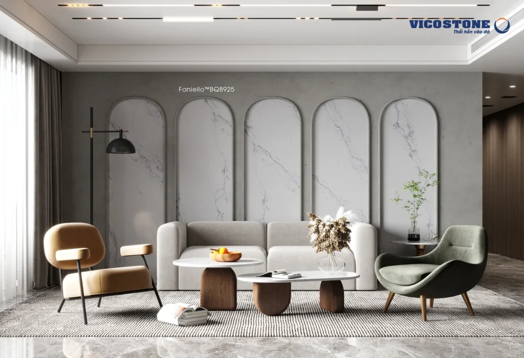 Bề mặt Faniello BQ8925 trong không gian minh họa