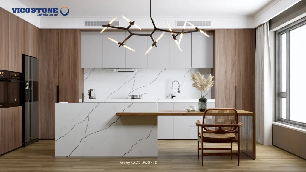 Bề mặt Greylac BQ8738 trong không gian minh họa