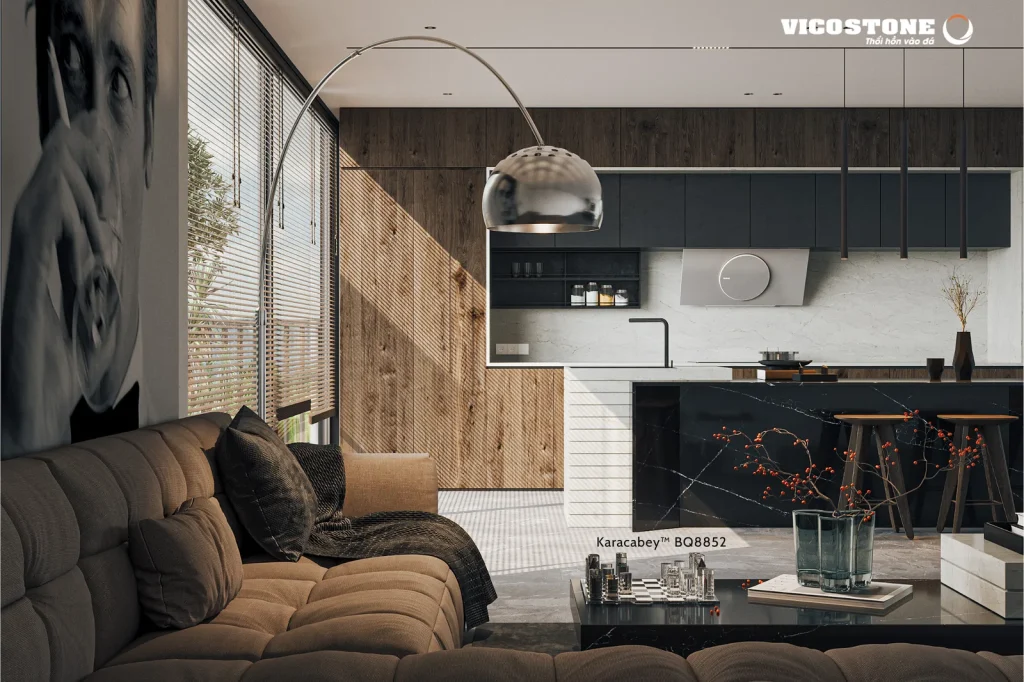 Bề mặt Karacabey BQ8852 trong không gian minh họa