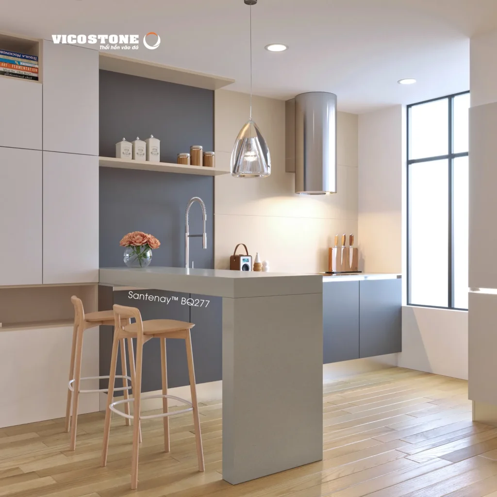 Bề mặt Santenay BQ277 trong không gian minh họa