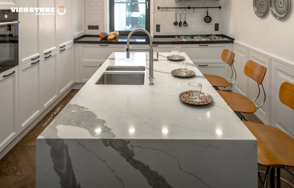 Bề mặt Tuscany BQ8811 trong không gian minh họa